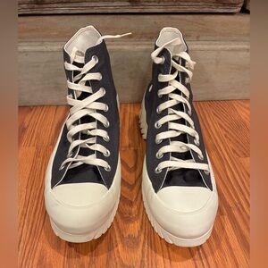 Converse Chuck Taylor All Star Lugged High Top Platform Sneakers Navy A01368C